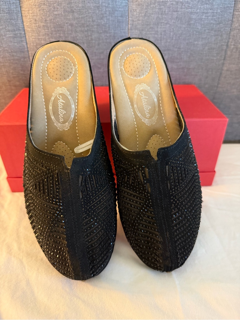 Catalina Embellished Clogs - Picture 2 of 8